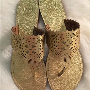 ✨ Tory Burch Roselle Sandals in Gold ✨